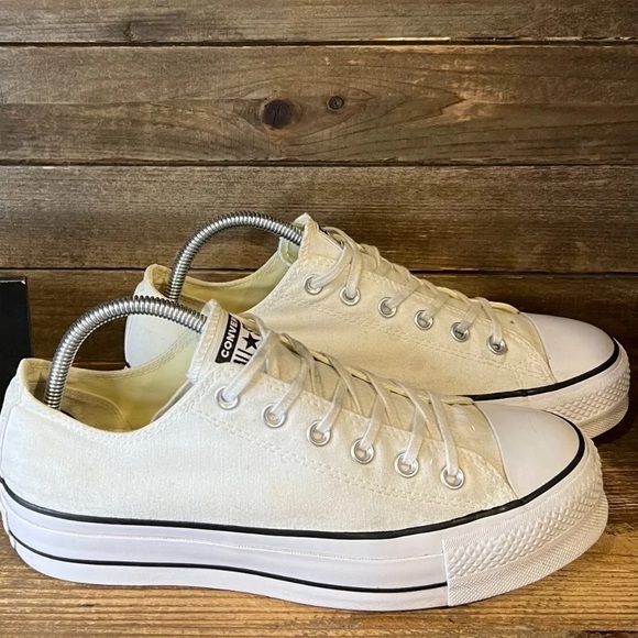 Converse Shoes - Converse Chuck All Star Lift Platform Natural White/Cream Low Top Sneakers